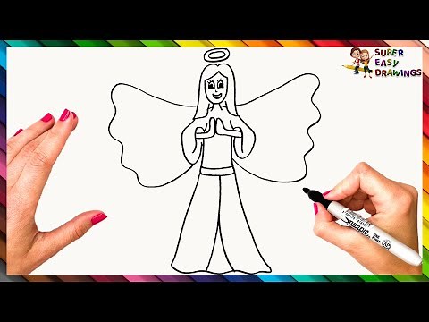 How To Draw An Angel Step By Step 👼 Angel Drawing Easy