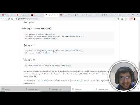 FileSaver.js Basic Tutorial to Save or Download a File in Javascript
