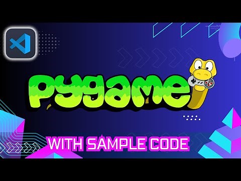 How to Install PyGame in VSCode (2024 Update) - Visual Studio Code Tutorial