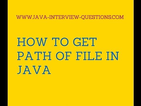 How to get path of a file in java?