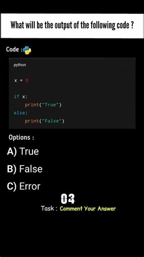 Python Interview Question | Daily Coding Quiz | Shorts