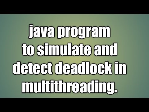 Java deadlock example | Deadlock in Java