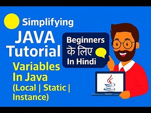 🌟Java Variables || Local, Instance and Static Variables in Java Programming|| Variables in Java🌟