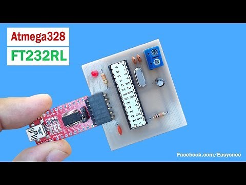 How to Uploading code to Atmega328p using FT232RL FTDI USB