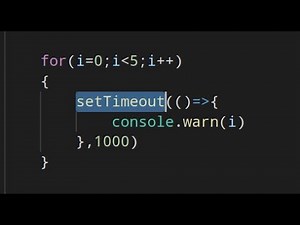 javascript tricky question | setTimeout inside loop