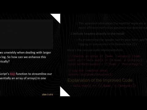 Dynamically Creating Arrays in JavaScript with forEach