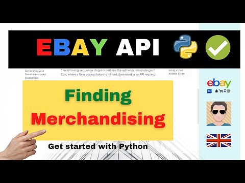 EBAY API | finding | merchandising | Python code