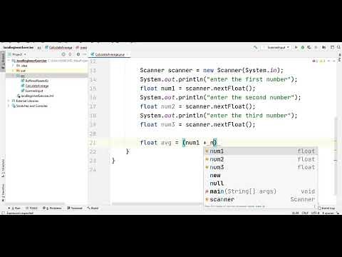 Java Exercise, int Scanner input and calculate average