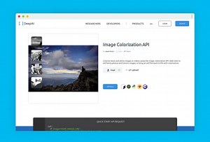 Coloriser une photo noir et blanc avec Deep AI Colorizer