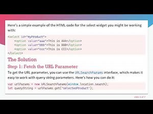 How to Get a URL Parameter and Set a Select Option on Page Load in JavaScript