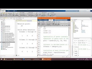 GA using Octave/ MATLAB. Basic Operations on Binary Coded Genetic Algorithm