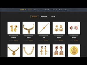 E-Commerce | Jewellery Website using HTML , CSS , BOOTSTRAP and JAVASCRIPT | Part 4