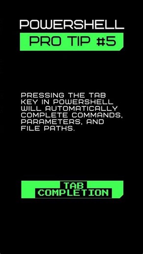 PowerShell Pro Tip #5: Tab Completion