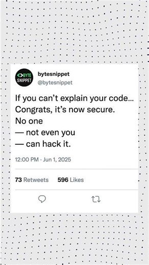 #coding #bytesnippet #programming #bugs #debugging