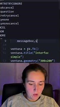 Hacer una interfaz grafica simple con python y tkinter