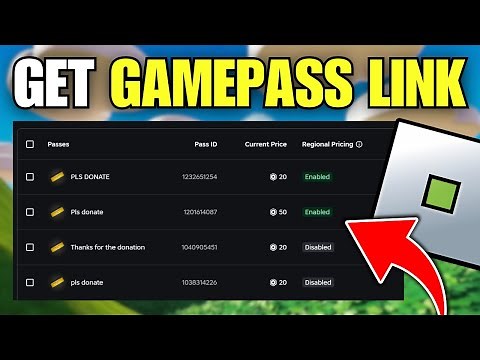 How To Get Gamepass Link in Roblox (2025)