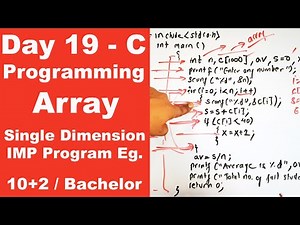 Single Dimension Array in C || Average marks of 1000 students || Day 19 || Readersnepal