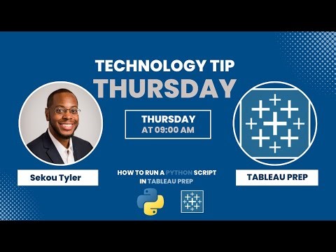 How To Run a Python Script Directly in Tableau Prep #ChatGPT