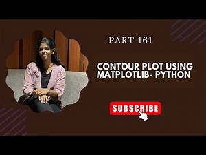 📌 Part 161: Contour Plot using Matplotlib in Python