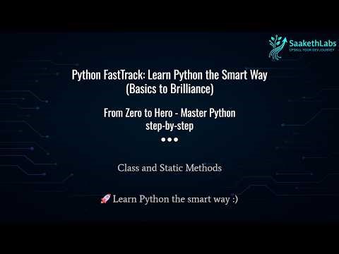 Python Tutorial for Beginners |Types of Methods