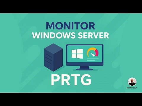 PRTG Tutorial :How to monitor windows server with PRTG
