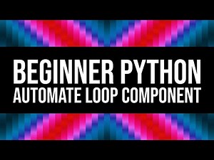 Your first Python Script - TouchDesigner Beginner Tutorial - Automate Loop Custom Component