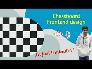 Creating a Chessboard Design: HTML, CSS & JavaScript Tutorial