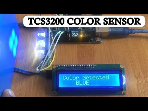 TCS3200 COLOR SENSOR WITH ARDUINO.