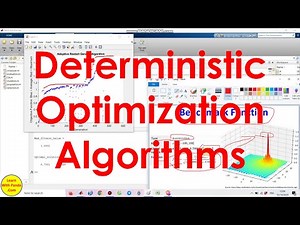 Deterministic Optimization Algorithms