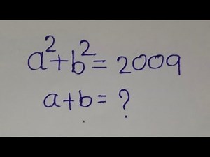 Math Olympiad | A Nice Algebra Problem | Can You Solve this?😮