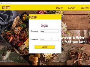 Restaurant Management System - Java