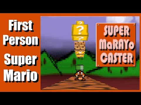 First Person Perspective Super Mario Bros. in Python Pygame with Raycasting