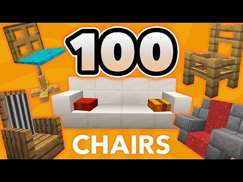 100 Minecraft Chair Ideas (How to Build Furniture Designs in Minecraft)