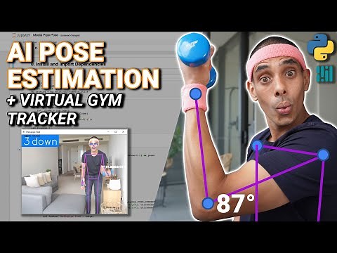 AI Pose Estimation with Python and MediaPipe | Plus AI Gym Tracker Project