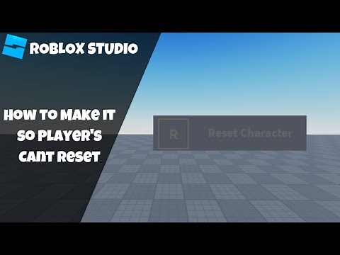 How to Disable the Reset Button in Roblox! (Roblox Studio Scripting Tutorial 2024)