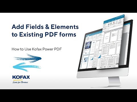 How to Add Fields to Existing PDF Forms with Power PDF