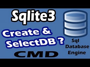 Sqlite3 Create Database Part-02 | How To Create DB Using CMD? | Using Command Prompt