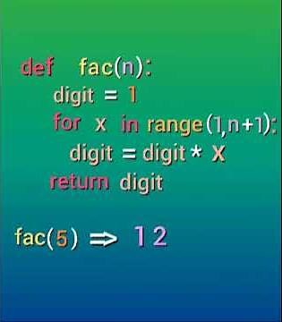 Factorial function in Python