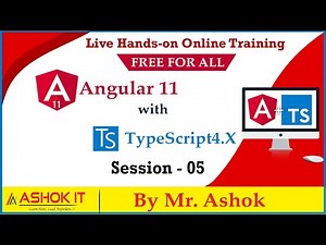 Angular 11 with TypeScript | Session-5 | Online Training | Ashok IT