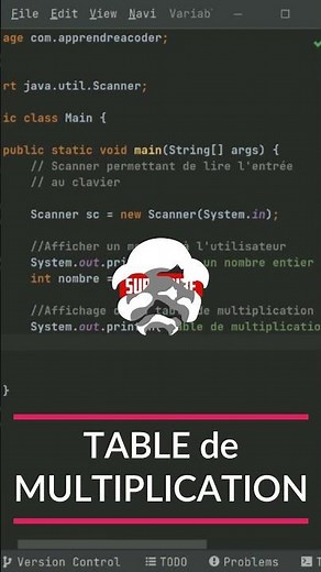 TABLE de MULTIPLICATION Java