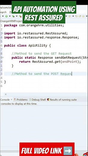 API automation using rest assured #apiautomation #restassured