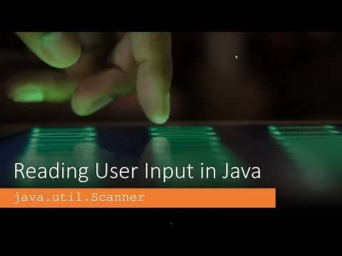 Using the Java Scanner Class - next, nextInt, nextDouble & nextLine