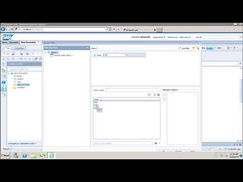 SAP Webi - Filtering Report Data
