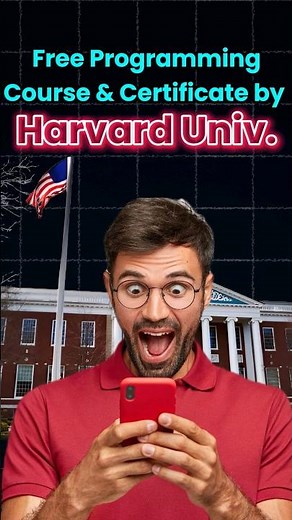 Study with Harvard For Free😍 #harvarduniversity #learnpython #learnpythonprogramming #freecourses