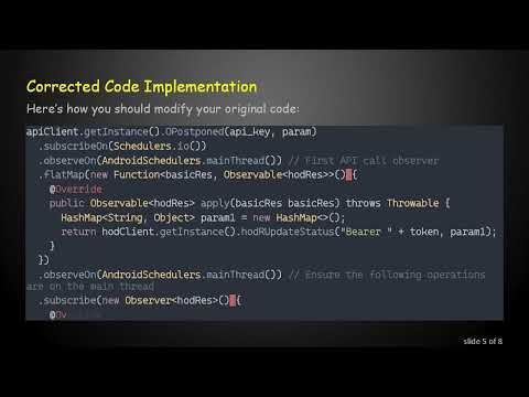 Solving the RxJava Main Thread Crash: A Comprehensive Guide to Handling API Calls