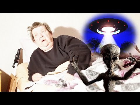 ALIEN ABDUCTION PRANK ON GRANDMA!