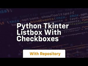 python tkinter listbox with checkboxes