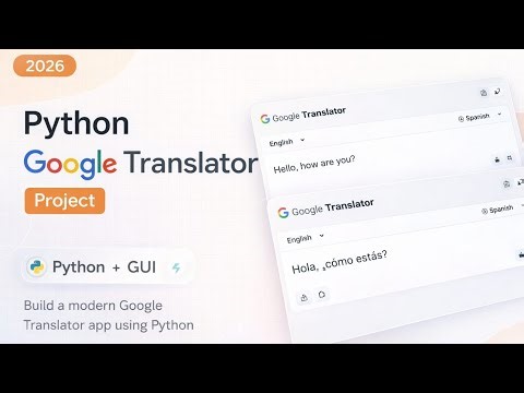 Build a Google Translator App with Python (Tkinter GUI) 🚀