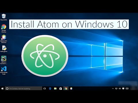How To Install and Use Atom IDE on Windows 10