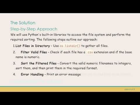 How to Sort Files Numerically While Excluding Non-Numeric Filenames